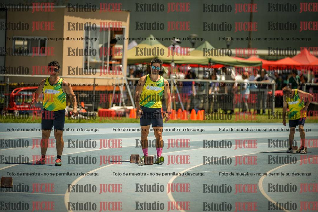 Fotos de los 400mts llanos de varones MASTER - FINAL