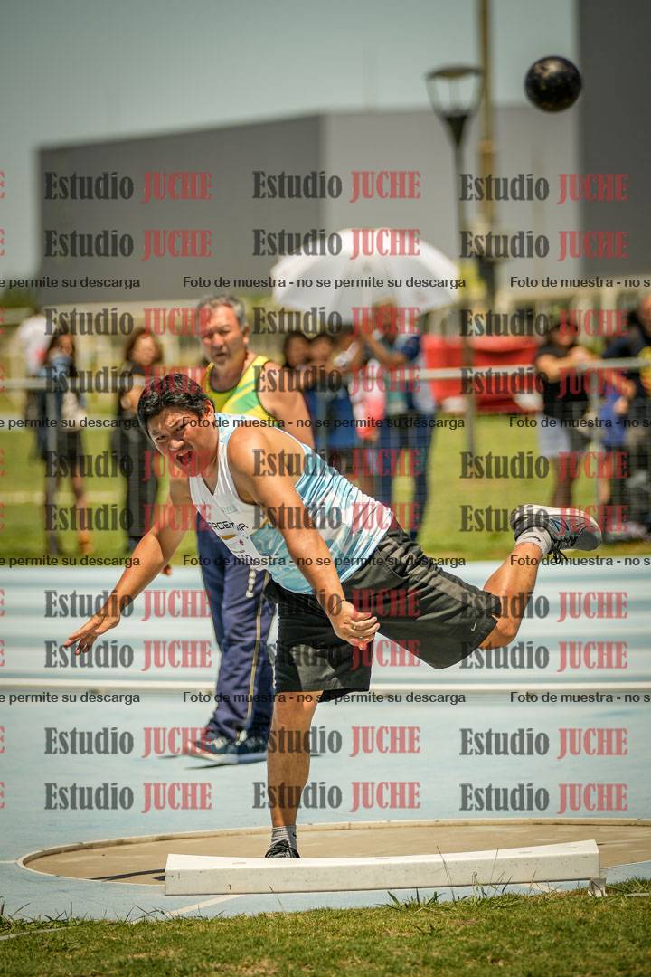 Fotos del lanzamiento de bala de varones LIBRE/MASTER - FINAL