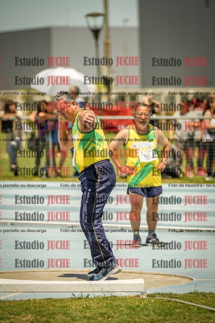 Fotos del lanzamiento de bala de varones LIBRE/MASTER - FINAL