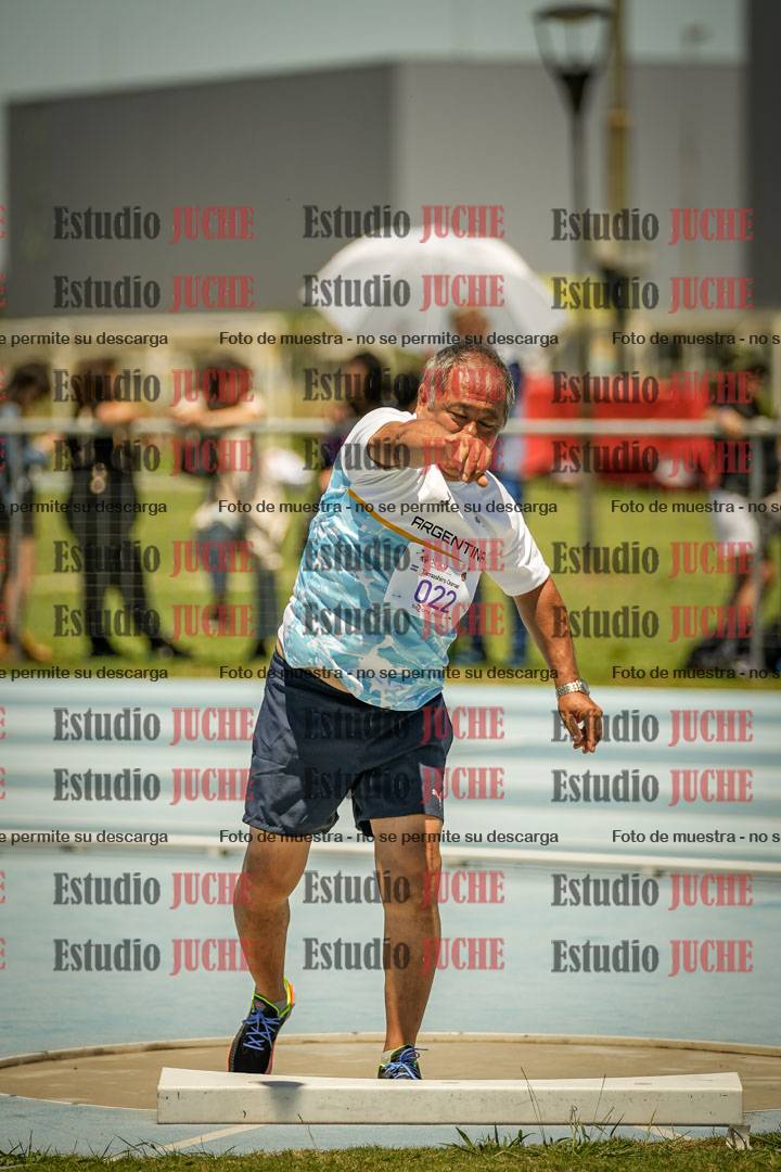 Fotos del lanzamiento de bala de varones LIBRE/MASTER - FINAL