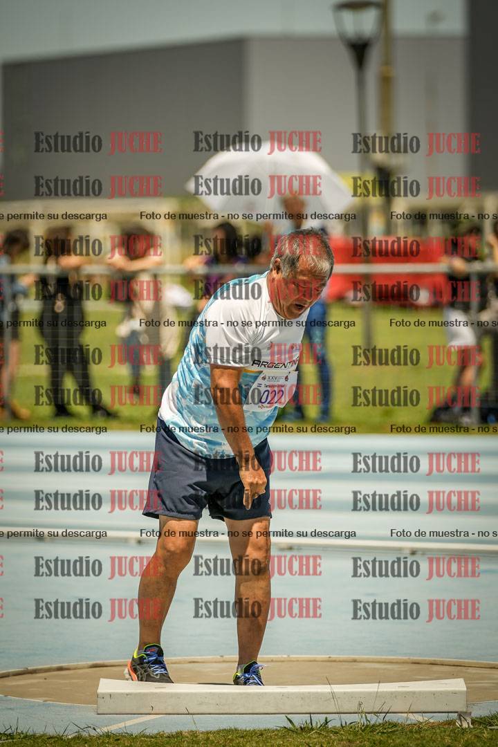 Fotos del lanzamiento de bala de varones LIBRE/MASTER - FINAL