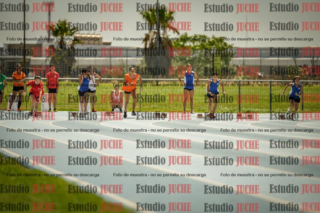 Fotos de los 100mts llanos de mujeres y varones AZUL/NARANJA (Promocional TAIN) - FINAL
