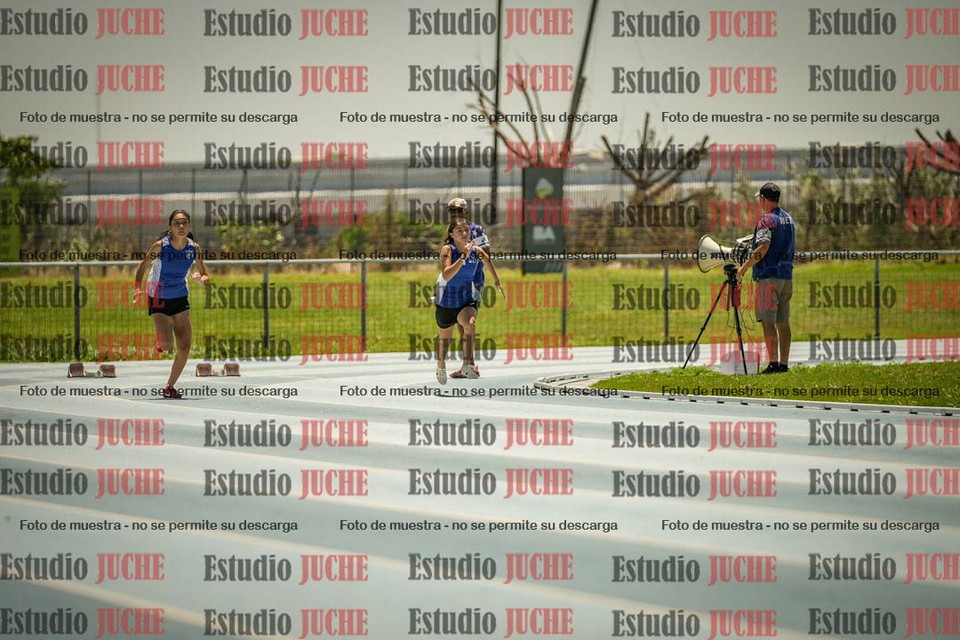 Fotos de los 100mts llanos de mujeres y varones AZUL/NARANJA (Promocional TAIN) - FINAL