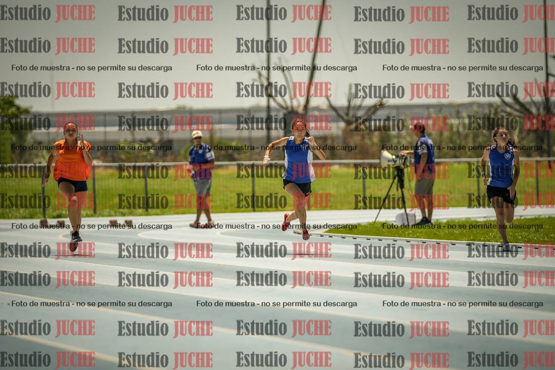 Fotos de los 100mts llanos de mujeres y varones AZUL/NARANJA (Promocional TAIN) - FINAL