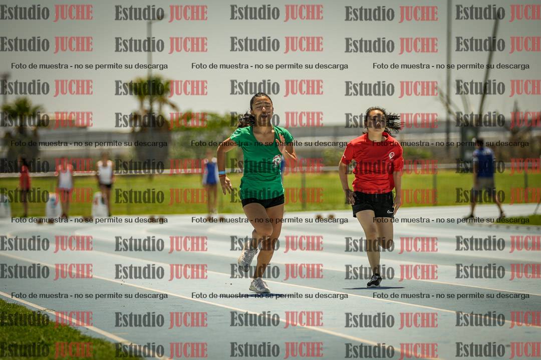 Fotos de los 100mts llanos de mujeres y varones AZUL/NARANJA (Promocional TAIN) - FINAL