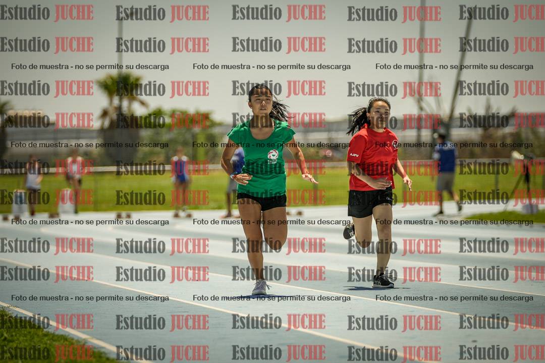 Fotos de los 100mts llanos de mujeres y varones AZUL/NARANJA (Promocional TAIN) - FINAL