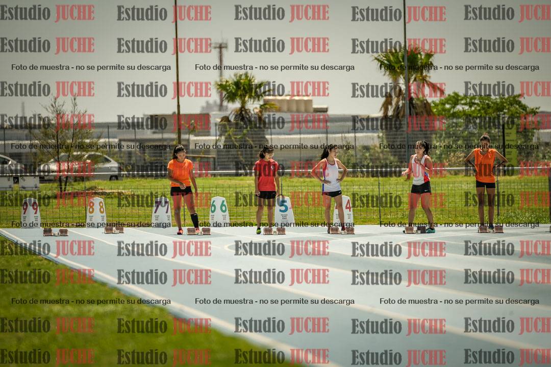 Fotos de los 100mts llanos de mujeres y varones AZUL/NARANJA (Promocional TAIN) - FINAL