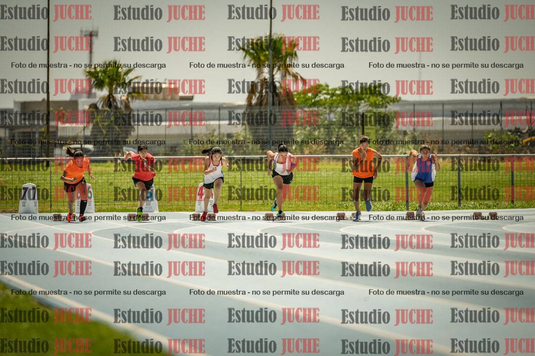 Fotos de los 100mts llanos de mujeres y varones AZUL/NARANJA (Promocional TAIN) - FINAL