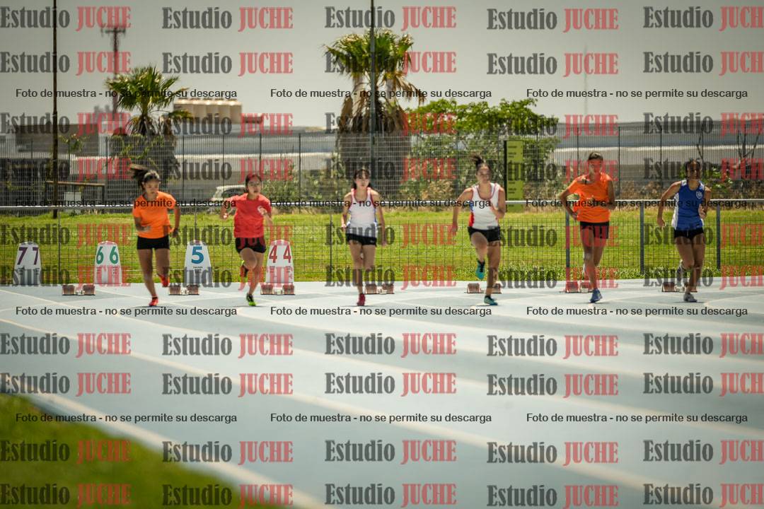 Fotos de los 100mts llanos de mujeres y varones AZUL/NARANJA (Promocional TAIN) - FINAL