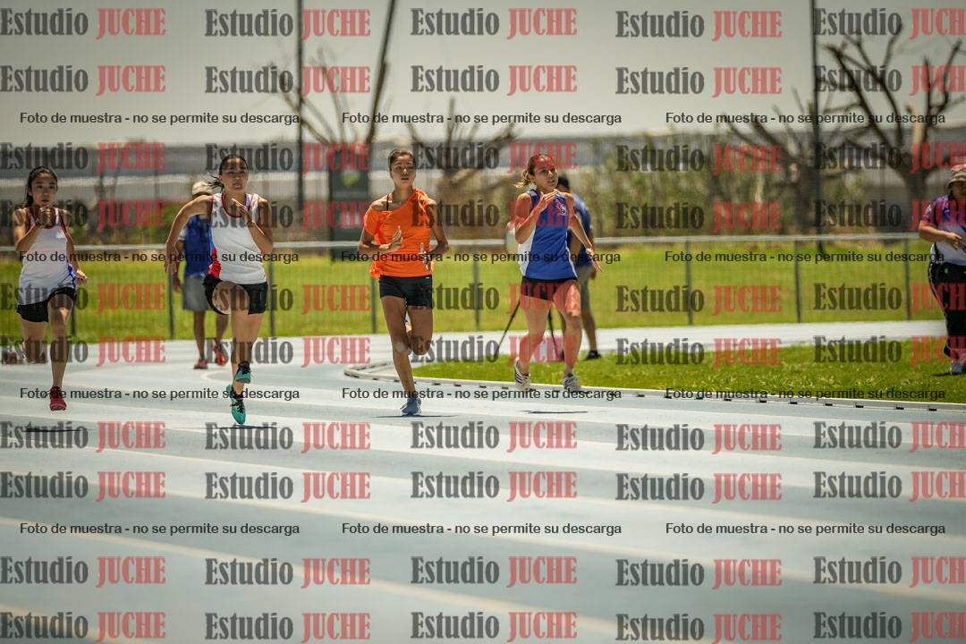 Fotos de los 100mts llanos de mujeres y varones AZUL/NARANJA (Promocional TAIN) - FINAL