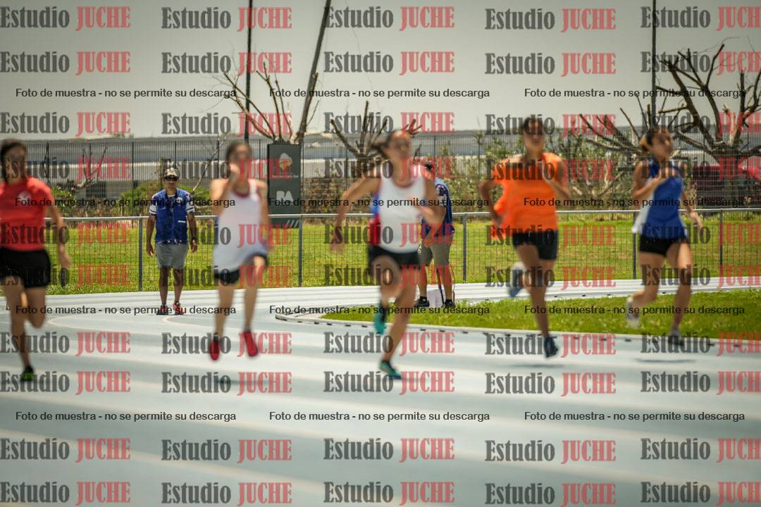 Fotos de los 100mts llanos de mujeres y varones AZUL/NARANJA (Promocional TAIN) - FINAL