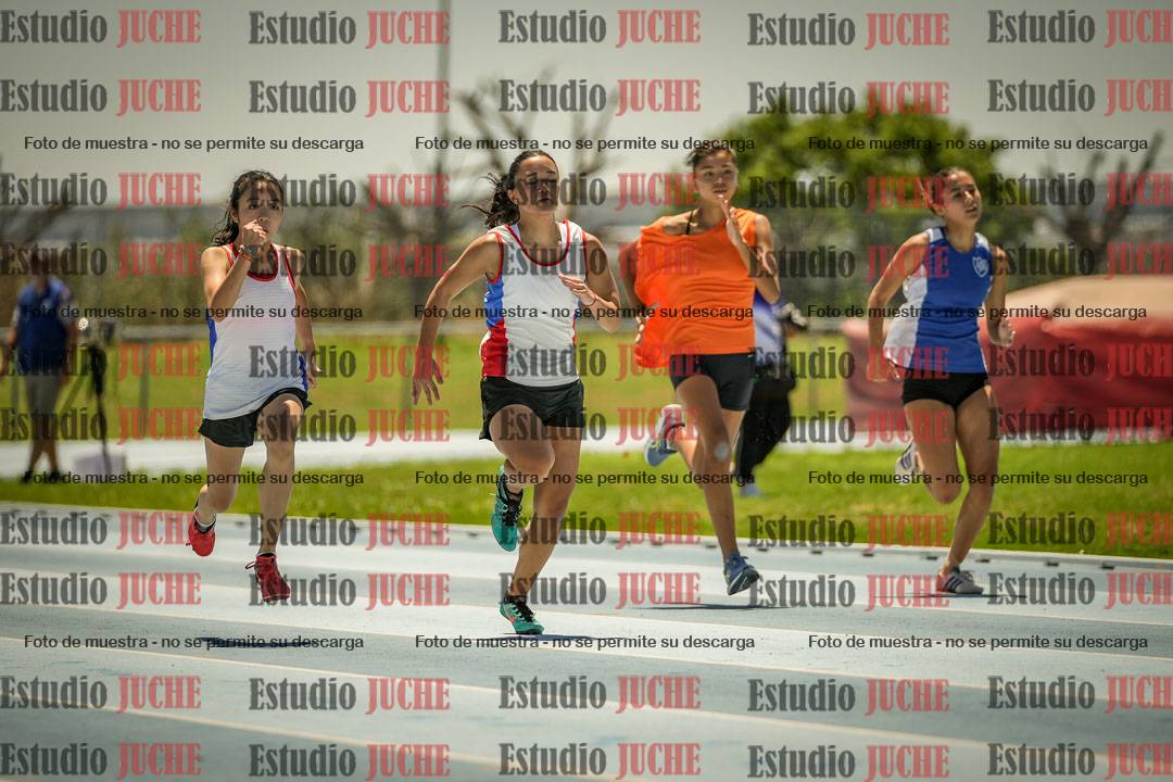 Fotos de los 100mts llanos de mujeres y varones AZUL/NARANJA (Promocional TAIN) - FINAL