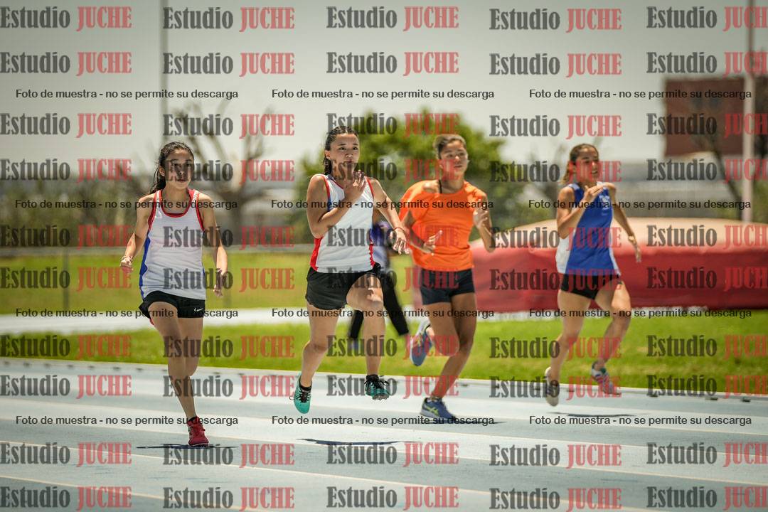 Fotos de los 100mts llanos de mujeres y varones AZUL/NARANJA (Promocional TAIN) - FINAL