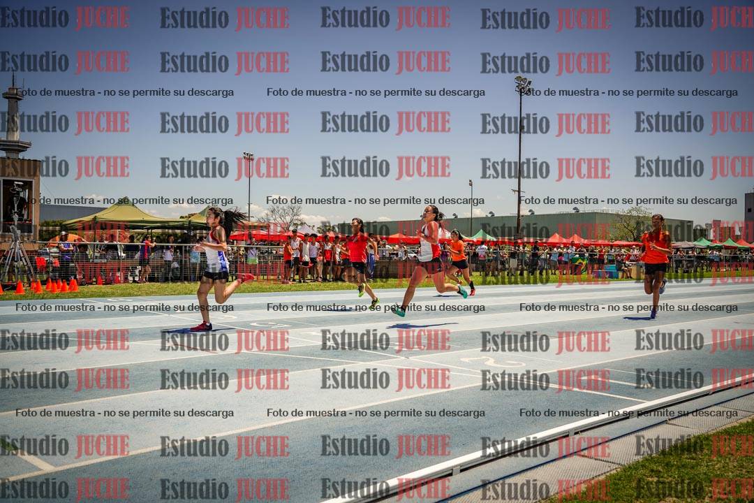 Fotos de los 100mts llanos de mujeres y varones AZUL/NARANJA (Promocional TAIN) - FINAL
