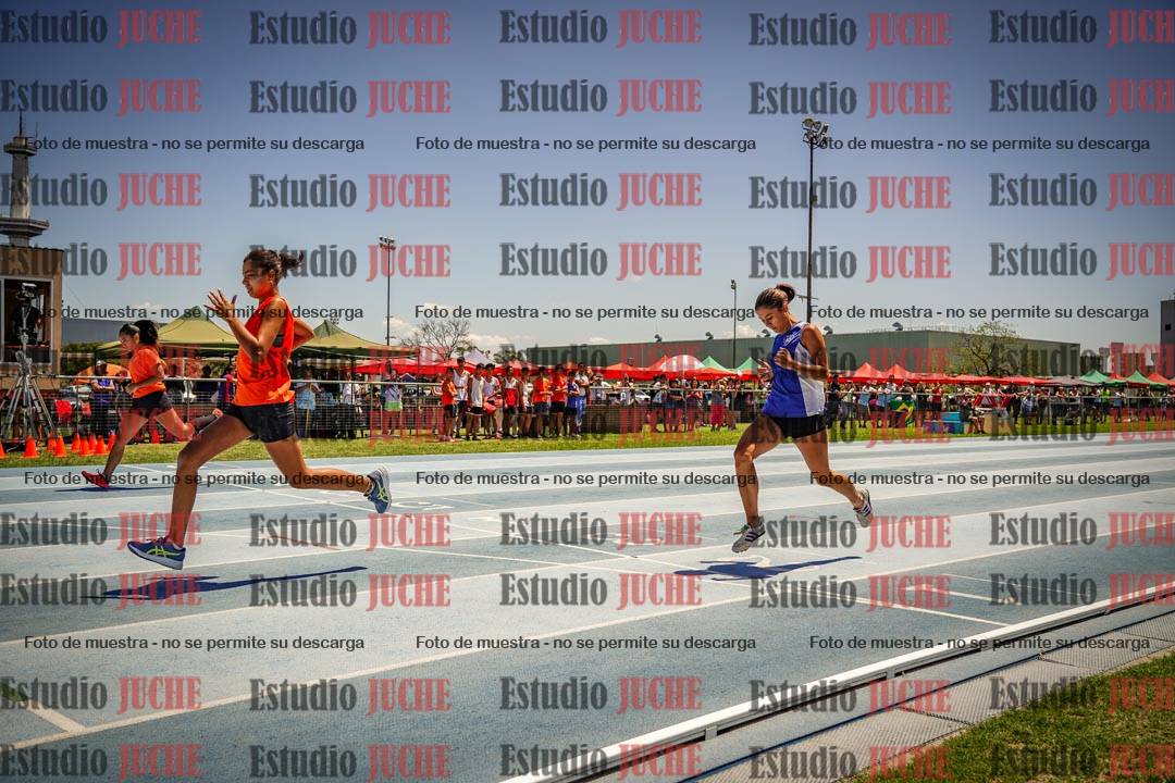 Fotos de los 100mts llanos de mujeres y varones AZUL/NARANJA (Promocional TAIN) - FINAL