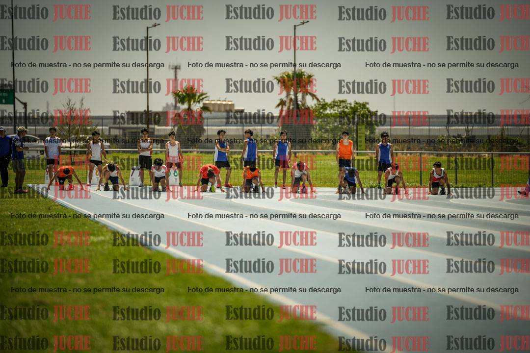 Fotos de los 100mts llanos de mujeres y varones AZUL/NARANJA (Promocional TAIN) - FINAL