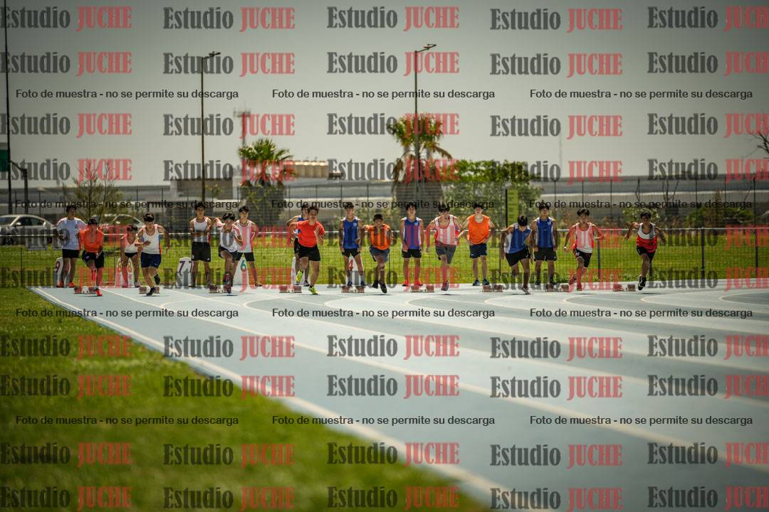 Fotos de los 100mts llanos de mujeres y varones AZUL/NARANJA (Promocional TAIN) - FINAL