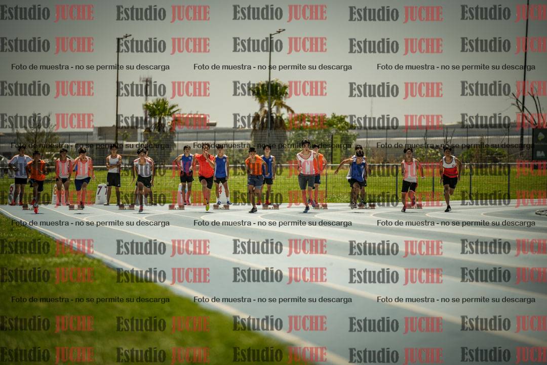 Fotos de los 100mts llanos de mujeres y varones AZUL/NARANJA (Promocional TAIN) - FINAL