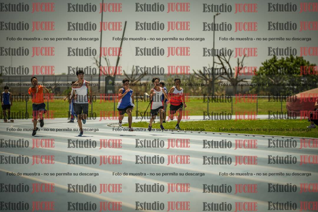 Fotos de los 100mts llanos de mujeres y varones AZUL/NARANJA (Promocional TAIN) - FINAL