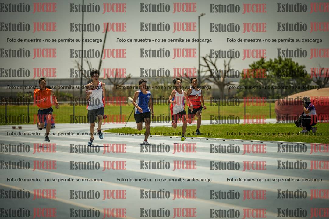 Fotos de los 100mts llanos de mujeres y varones AZUL/NARANJA (Promocional TAIN) - FINAL