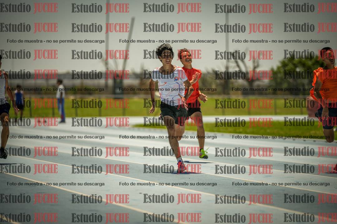 Fotos de los 100mts llanos de mujeres y varones AZUL/NARANJA (Promocional TAIN) - FINAL