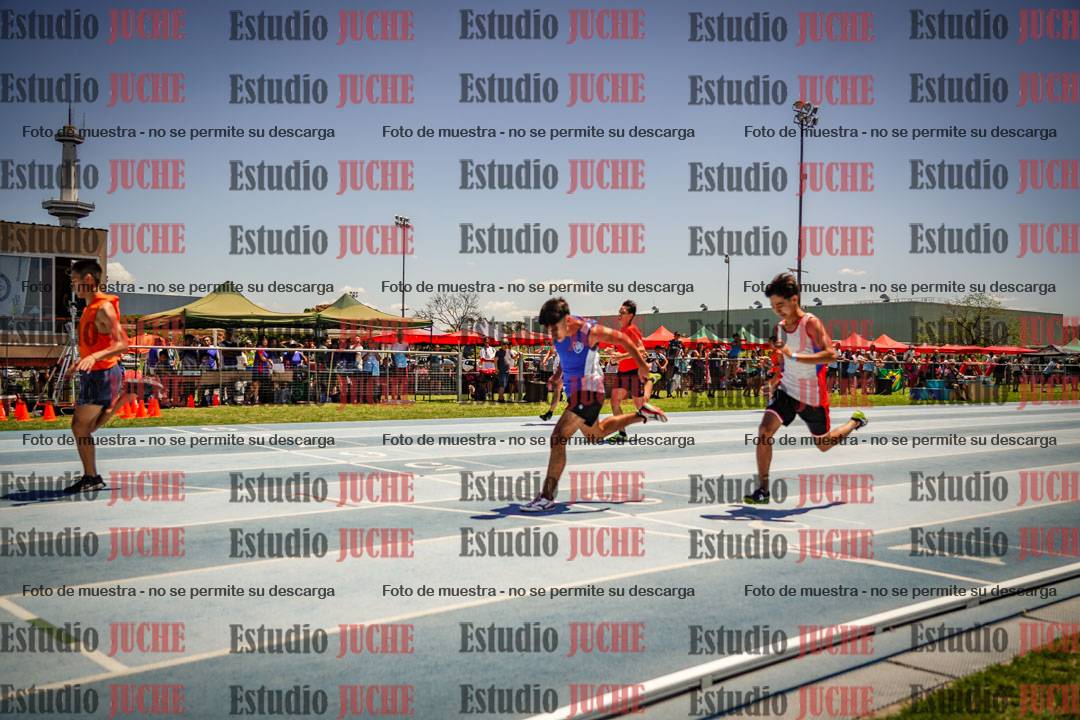 Fotos de los 100mts llanos de mujeres y varones AZUL/NARANJA (Promocional TAIN) - FINAL