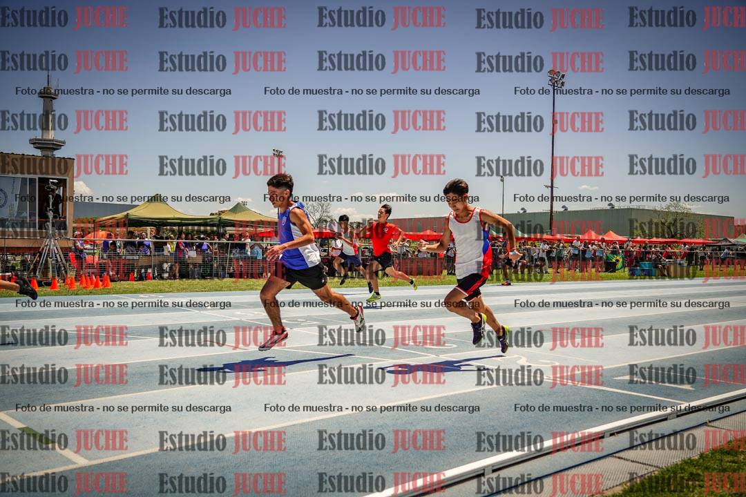 Fotos de los 100mts llanos de mujeres y varones AZUL/NARANJA (Promocional TAIN) - FINAL