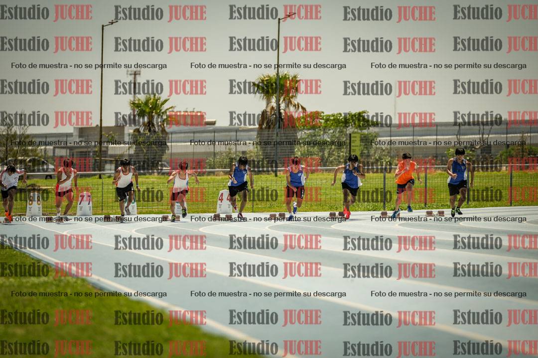 Fotos de los 100mts llanos de mujeres y varones AZUL/NARANJA (Promocional TAIN) - FINAL