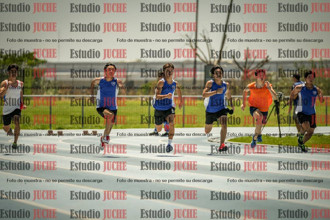 Fotos de los 100mts llanos de mujeres y varones AZUL/NARANJA (Promocional TAIN) - FINAL