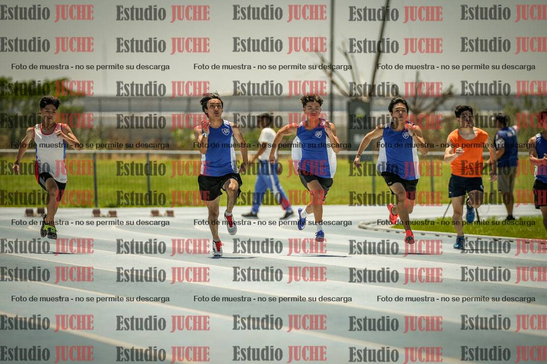 Fotos de los 100mts llanos de mujeres y varones AZUL/NARANJA (Promocional TAIN) - FINAL
