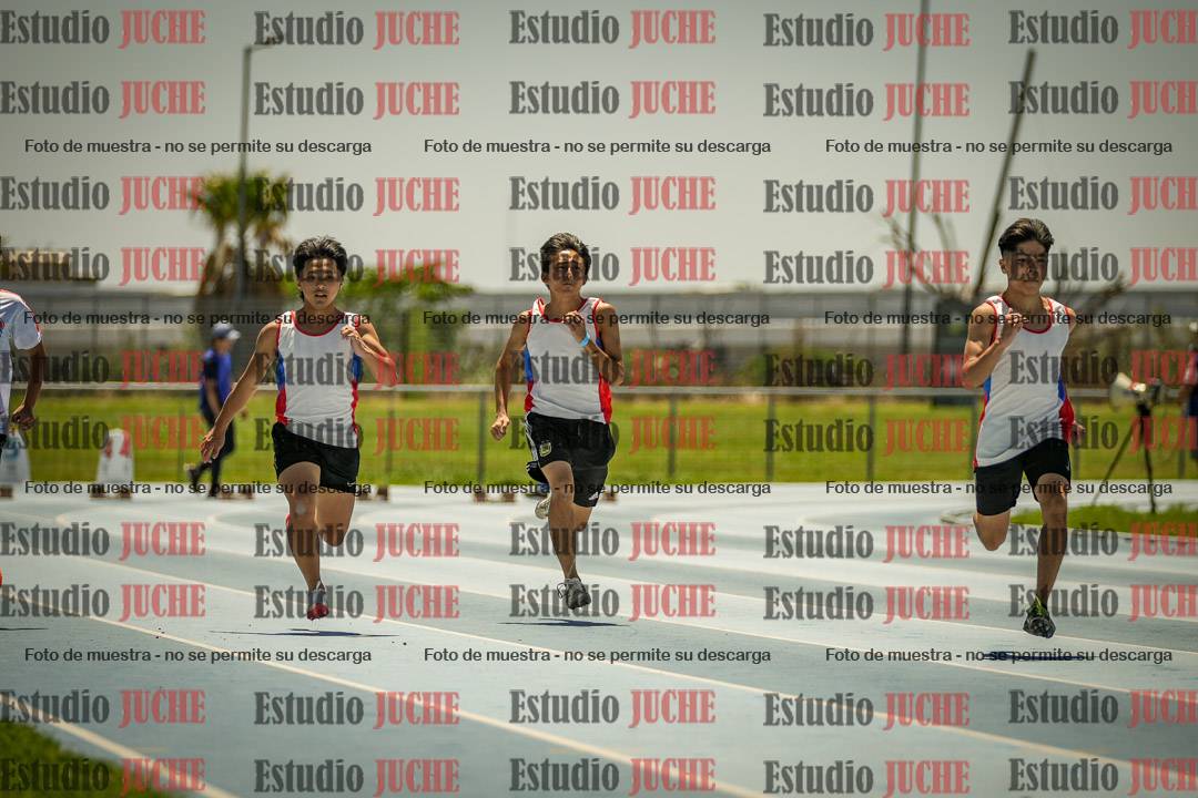 Fotos de los 100mts llanos de mujeres y varones AZUL/NARANJA (Promocional TAIN) - FINAL