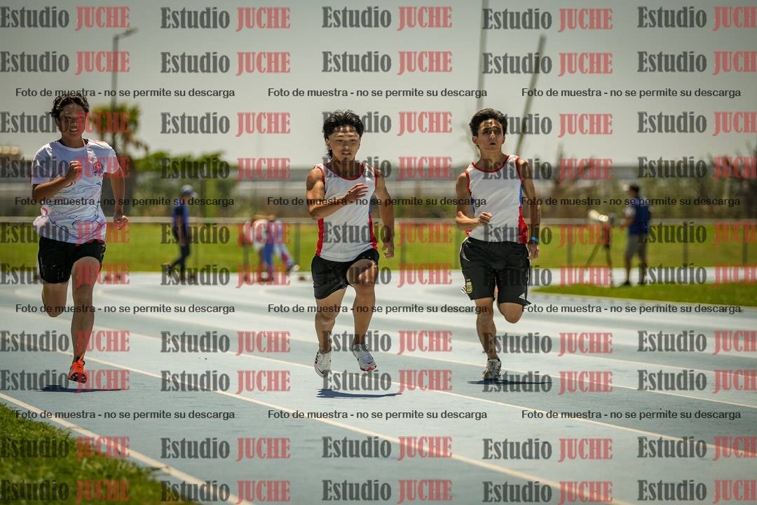 Fotos de los 100mts llanos de mujeres y varones AZUL/NARANJA (Promocional TAIN) - FINAL