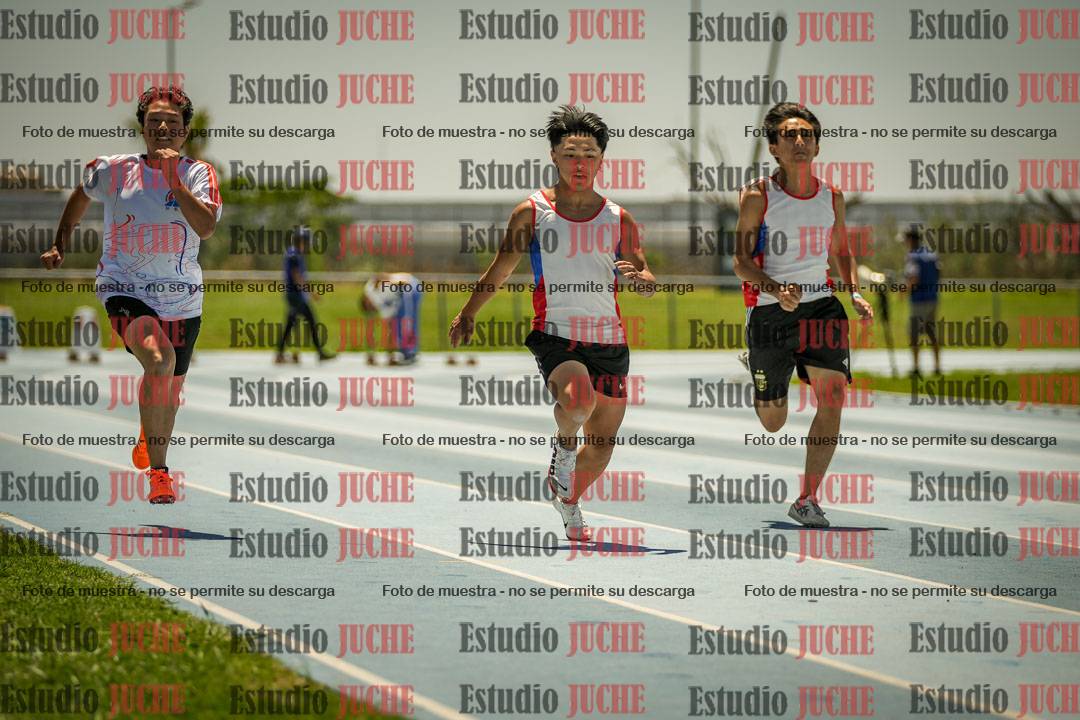 Fotos de los 100mts llanos de mujeres y varones AZUL/NARANJA (Promocional TAIN) - FINAL