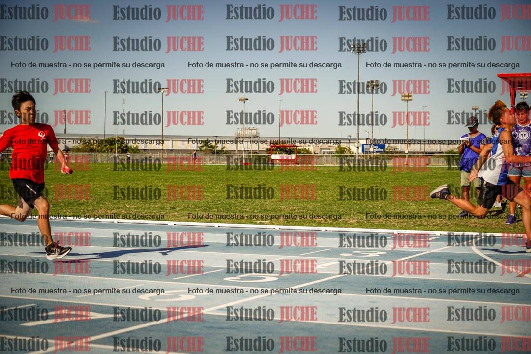 Fotos de las Postas 4x100mts de niñas y niños ROJO (Promocional TAIN) - FINAL