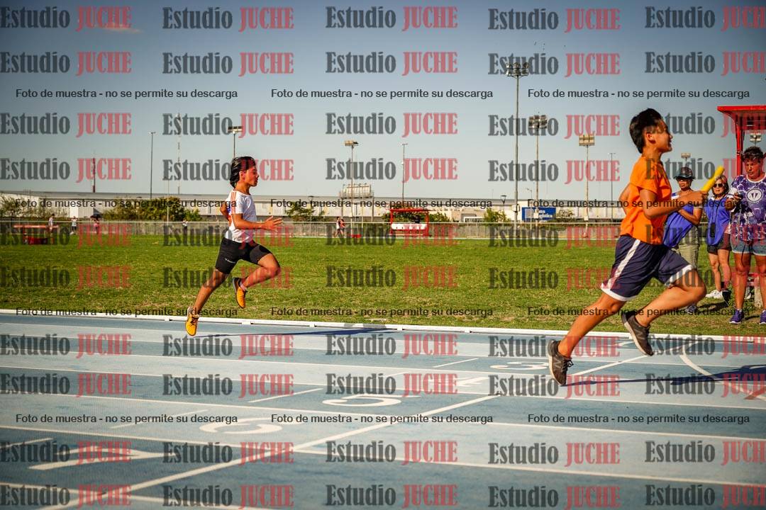 Fotos de las Postas 4x100mts de niñas y niños ROJO (Promocional TAIN) - FINAL