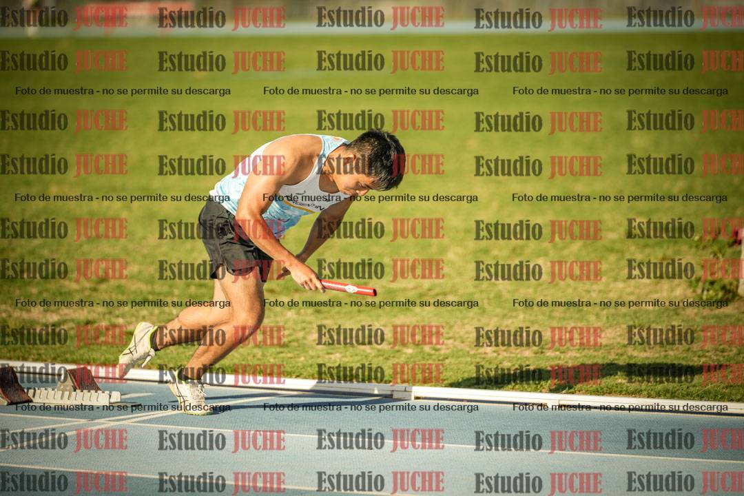 Fotos de las Postas 4x100mts de varones LIBRE - FINAL