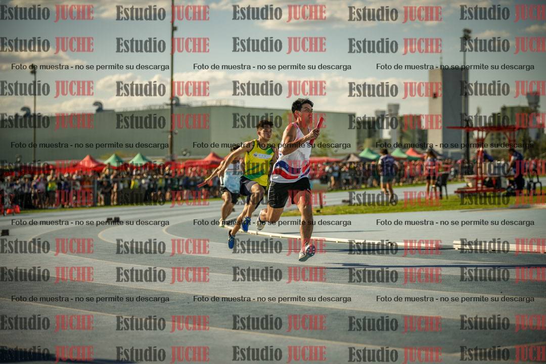 Fotos de las Postas 4x100mts de varones LIBRE - FINAL