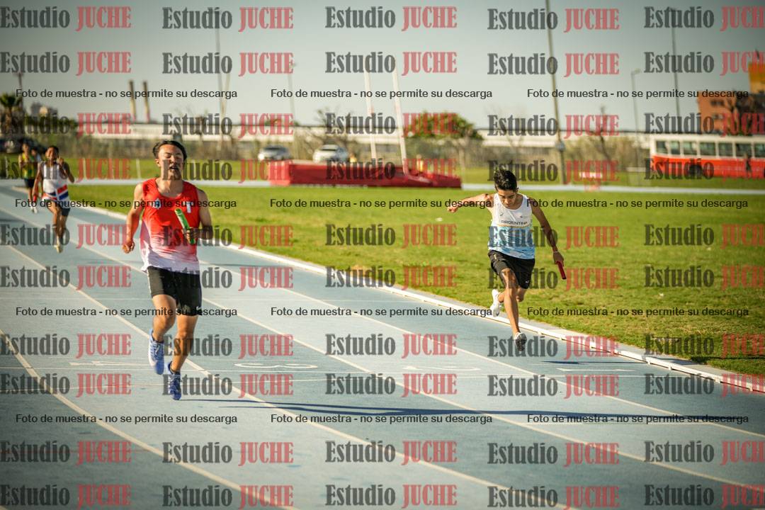 Fotos de las Postas 4x100mts de varones LIBRE - FINAL