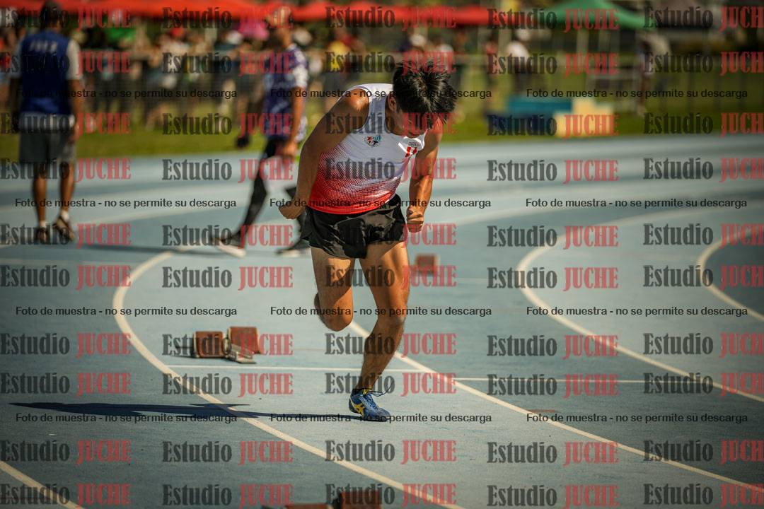 Fotos de los 400mts con vallas de varones LIBRE - FINAL