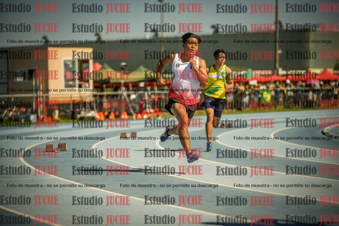 Fotos de los 400mts con vallas de varones LIBRE - FINAL