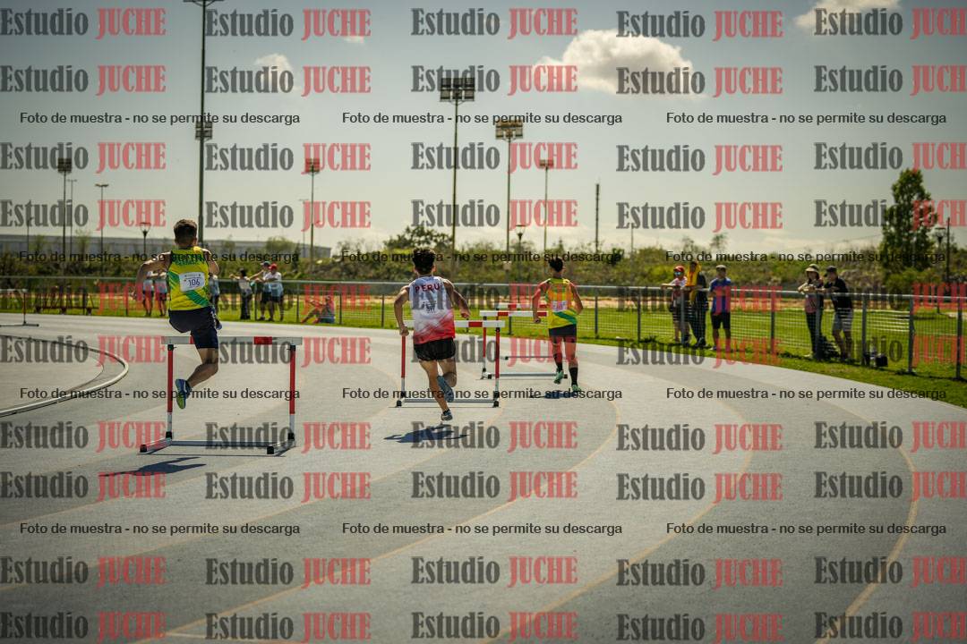 Fotos de los 400mts con vallas de varones LIBRE - FINAL