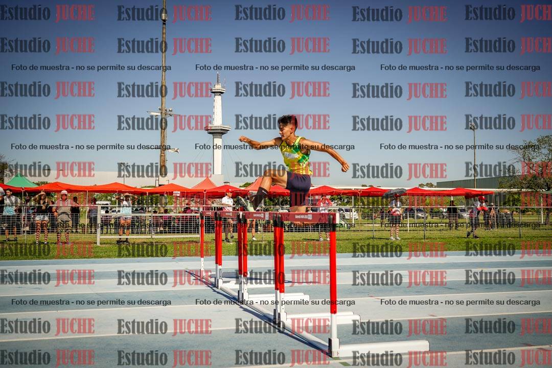 Fotos de los 400mts con vallas de varones LIBRE - FINAL