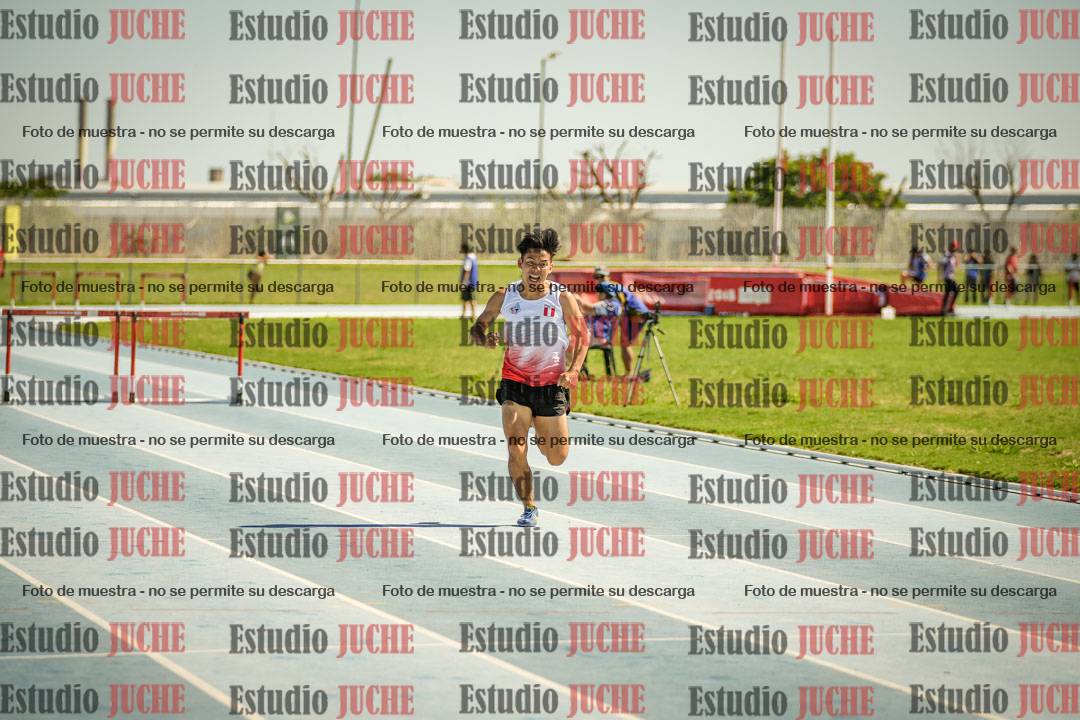 Fotos de los 400mts con vallas de varones LIBRE - FINAL