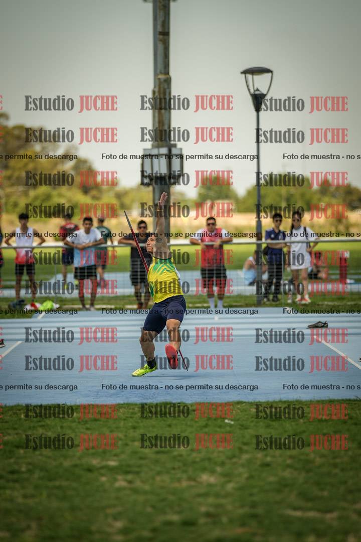Fotos del lanzamiento de jabalina de varones - decatlón 9