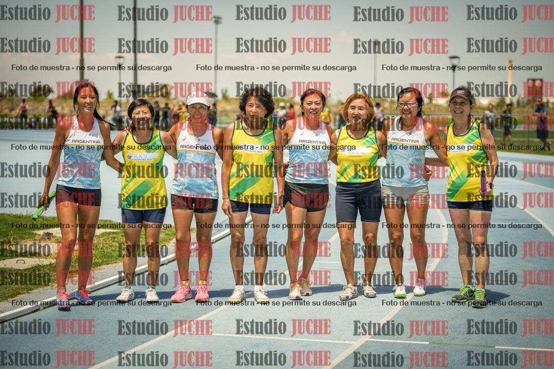 Fotos de las Postas 4x400mts de mujeres MASTER - FINAL