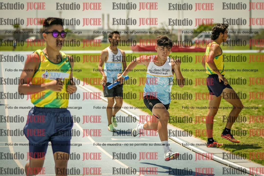 Fotos de las Postas 4x400mts de varones LIBRE - FINAL