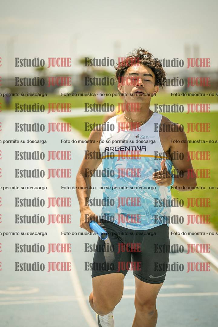 Fotos de las Postas 4x400mts de varones LIBRE - FINAL
