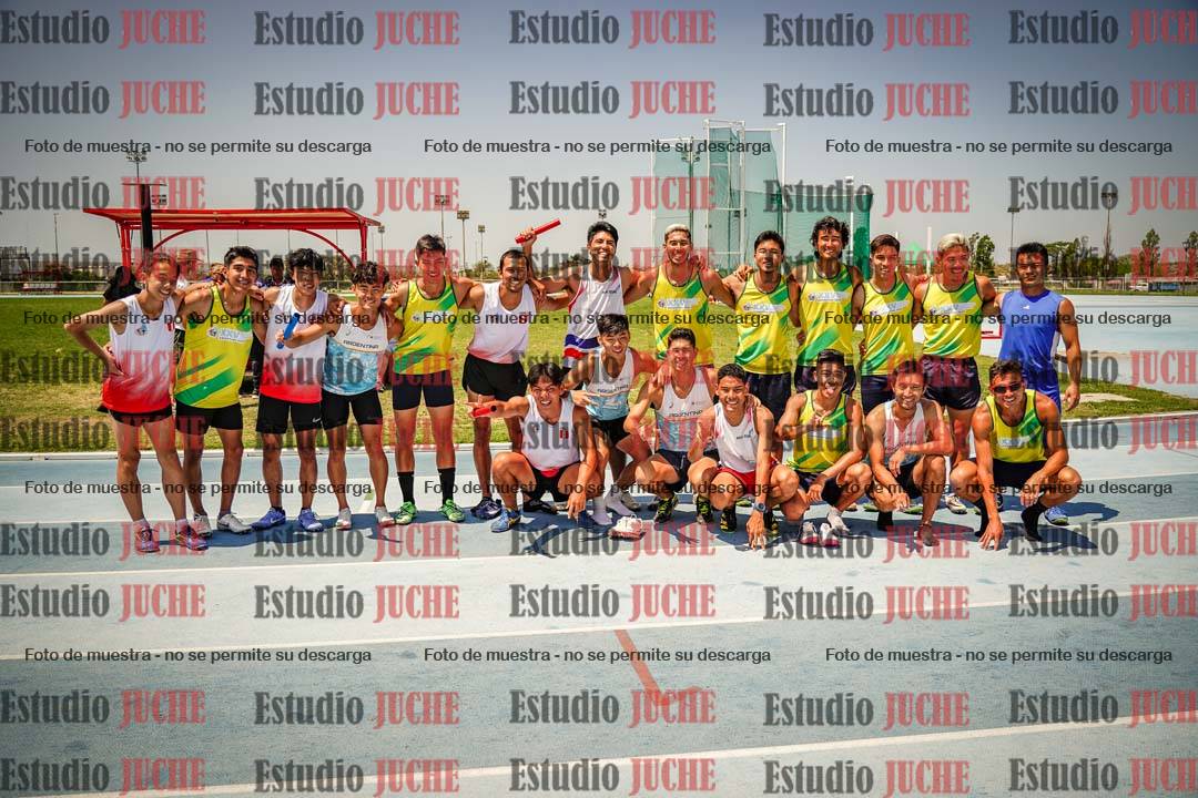 Fotos de las Postas 4x400mts de varones LIBRE - FINAL