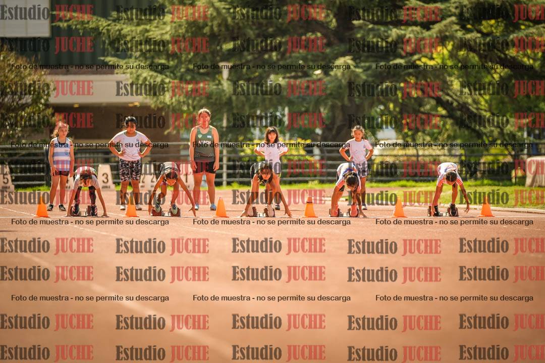 Fotos de los 50 m llanos de mujeres - U12