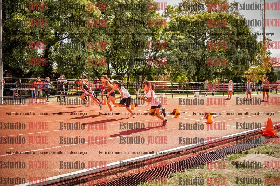 Fotos de los 50 m llanos de mujeres - U12